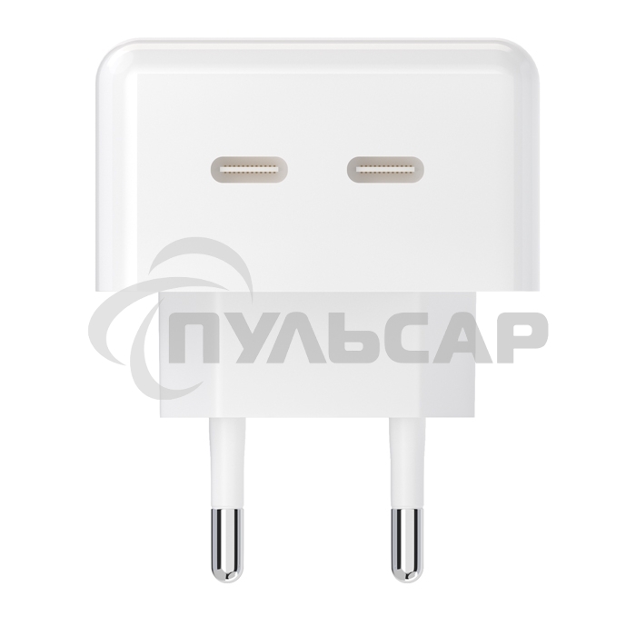 Сетевое зарядное устройство Maxvi CHL-604PD Type-C\Type-C 40W 6A (3A+3A) PD QC3.0, белый