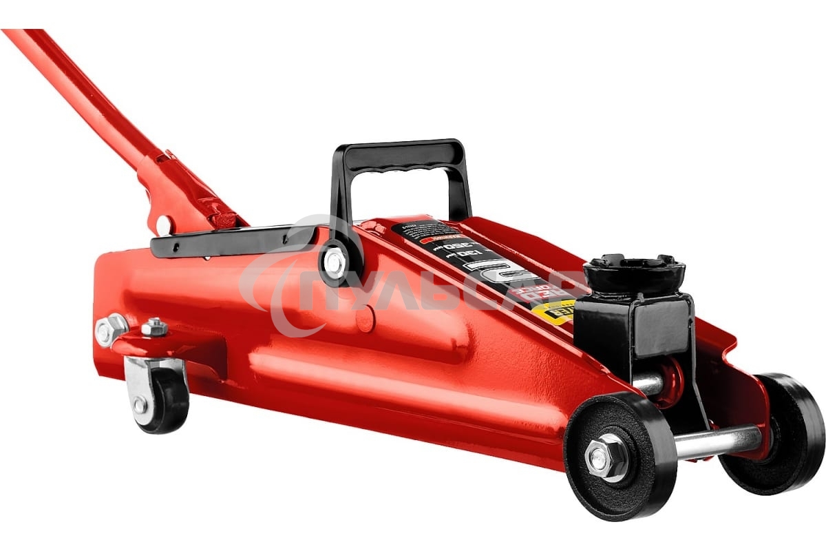 Домкрат STAYER 43153-2 гидравлический подкатной red force 2т 130-350мм