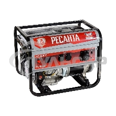 Электрогенератор бензиновый Ресанта БГ 6500 Р, 5.5 кВт, 66 дБ, 72.8 кг