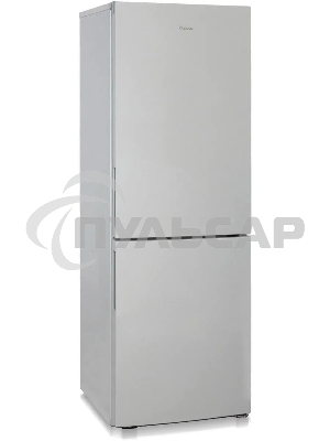 Холодильник Бирюса Б-M6033 металлик двухкамерный 210/100л морозилка снизу