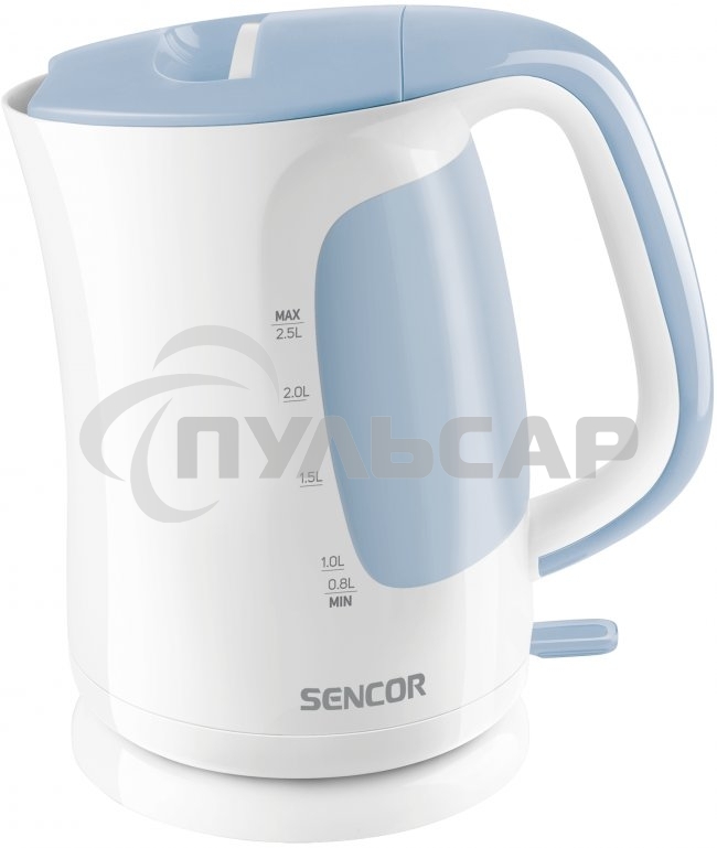 Чайник электрический Sencor SWK 2510WH пластик, 2,5 л, 2200 Вт, белый