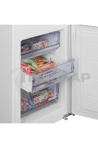 Встраиваемый холодильник Maunfeld MBF177SWGR Inverter 2-хкамерн. (КА-00024613)