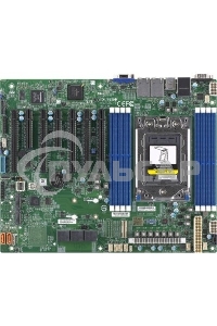 Материнская плата SuperMicro MBD-H12SSL-I-O Intelligent Platform Management Interface, Single AMD EPYC™ 7003/7002 Series Processor, 2TB Registered ECC DDR4 3200MHz SDRAM in 8 DIMMs,5 PCI-E 4.0 x16,2 PCI-E 4.0 x8,8 SATA3, 2 M.2