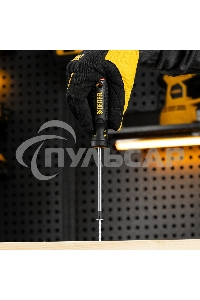 Отвертка Denzel PH1х100 мм, S2, 3к рукоятка