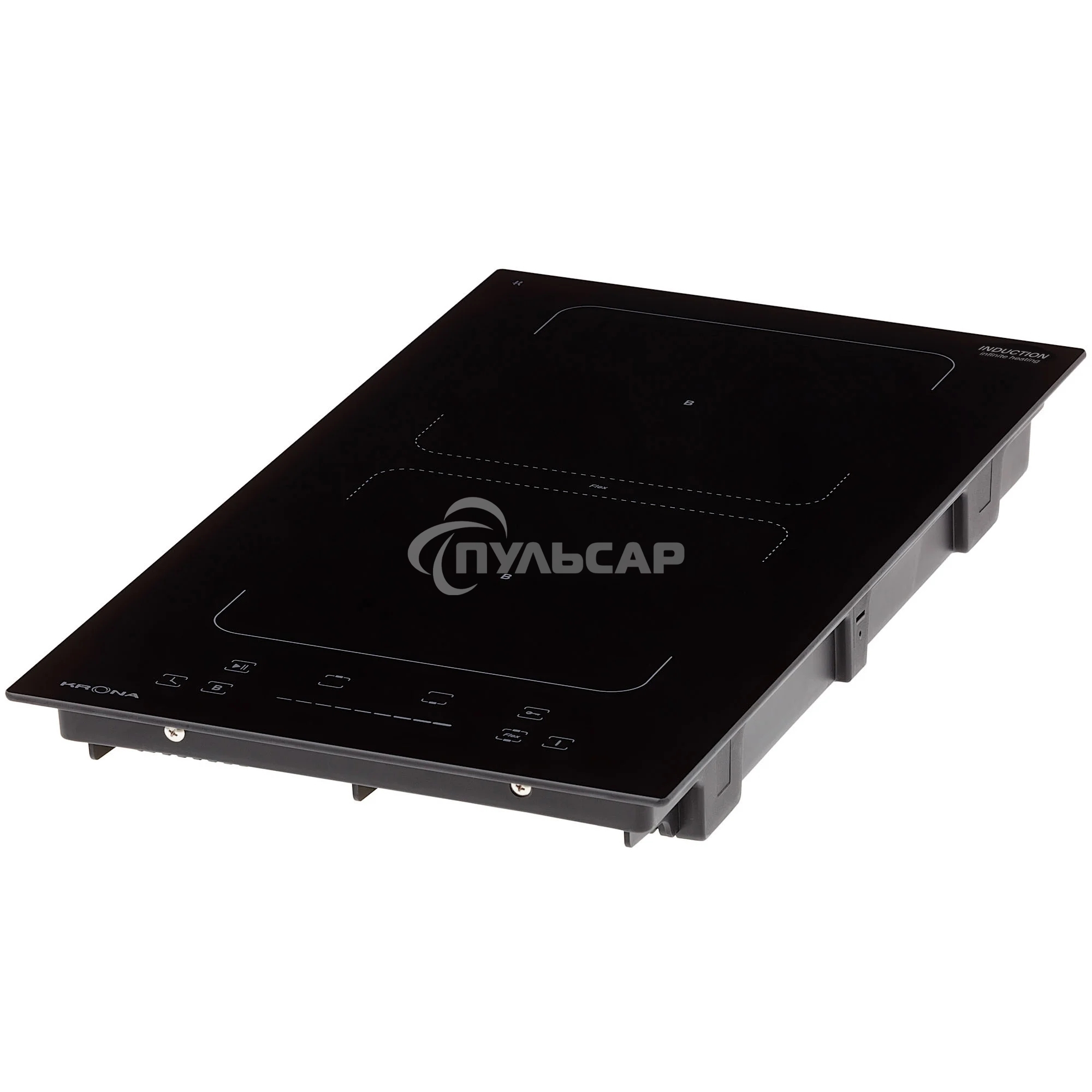 Индукционная варочная панель Krona ERDE 30 BL 2BFTS черный