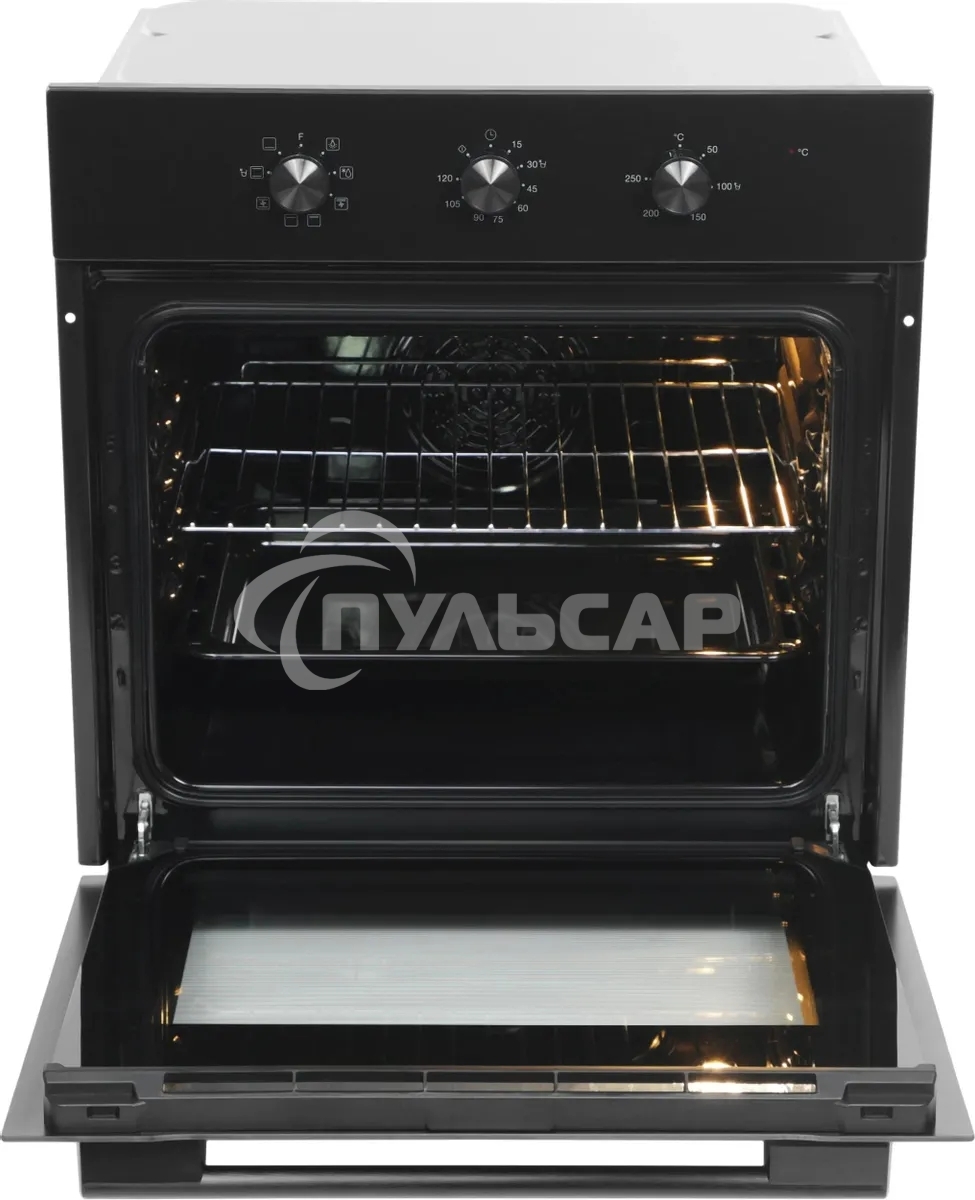 Духовой шкаф Электрический Hyundai HEO 6635 BG черный