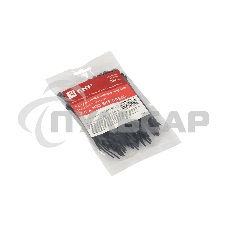 Хомут кабельный 2.5х100 нейл. черный (уп.100шт) EKF plc-cb-2.5x100