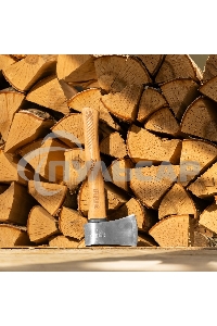 Топор кованый Denzel 680 г, американский тип, буковая рукоятка, 360 мм, EFP