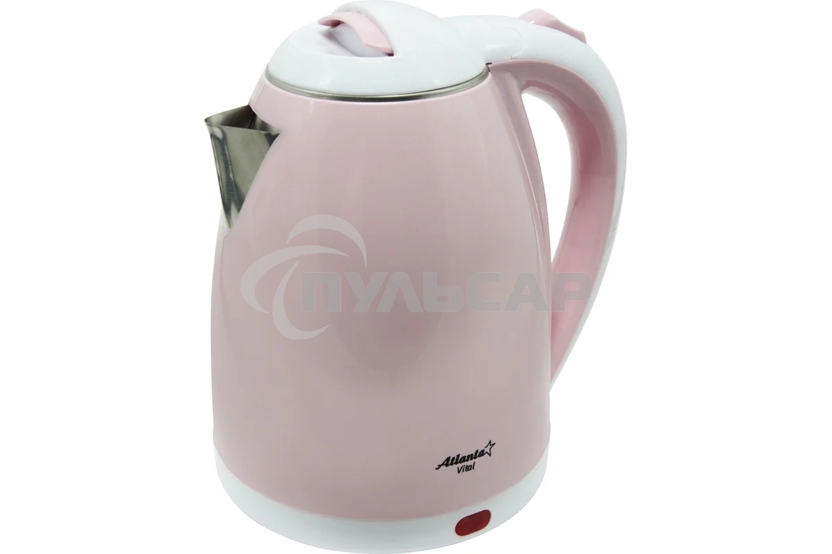 Чайник электрический Atlanta ATH-2437 pink двухстенный
