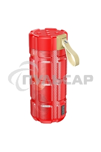 Портативная колонка HOCO HC7 красный LED подсветка