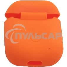 Силиконовый кейс для TWS наушников AirPods, оранжевый (SBECASE-001S-OR)