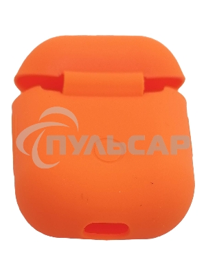 Силиконовый кейс для TWS наушников AirPods, оранжевый (SBECASE-001S-OR)