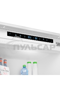 Встраиваемый холодильник Maunfeld MBF193SLFWGR Inverter белый двухкамерный 229/76 л морозилка снизу