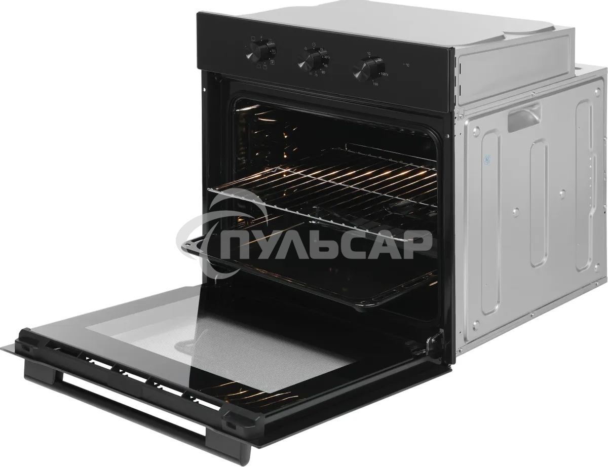 Духовой шкаф Электрический Hyundai HEO 6635 BG черный