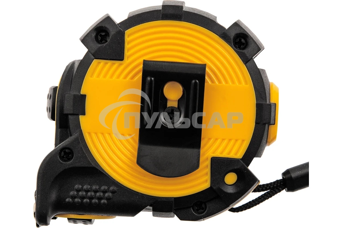 Рулетка 3м х 16мм, автоматич. фиксац., нейлон. покрытие, магнит. зацеп, двухстор. разметкаDenzel