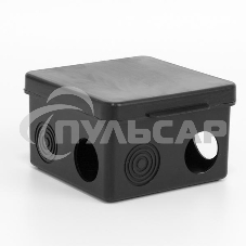 Коробка распределительная ОП 80х80х50мм 7 каб. вводов IP54 черный TOKOV ELECTRIC TKE-KR-80-80-50-C05