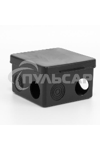 Коробка распределительная ОП 80х80х50мм 7 каб. вводов IP54 черный TOKOV ELECTRIC TKE-KR-80-80-50-C05