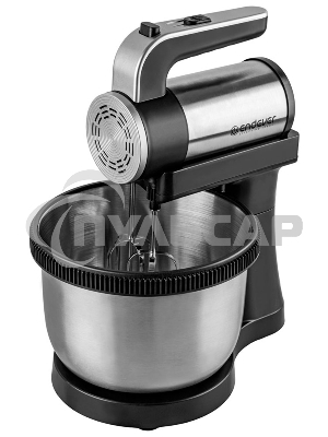 Миксер Endever Sigma-12 c чашей, черный/стальной, 800 Вт, 2 вида насадок, 5 скоростей