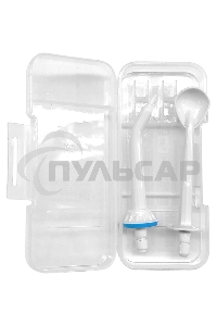 Набор универсалных сменных насадок QUMO QHI-1 (пародонтальная насадка + насадка для очистки языка) для ирригаторов полости рта 