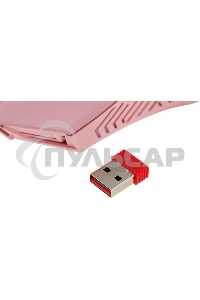 Мышь беспроводная Defender Pandora GM-502 розовый, 3200 dpi, радиоканал, USB, кнопки - 7