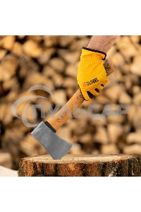 Топор кованый Denzel 680 г, американский тип, буковая рукоятка, 360 мм, EFP