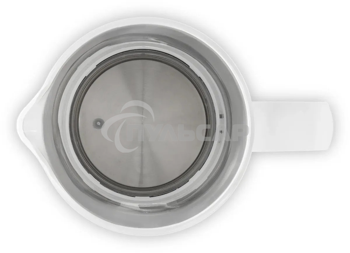 Чайник электрический Hyundai HYK-G5510 1.5л. 2200Вт белый/прозрачный корпус: стекло