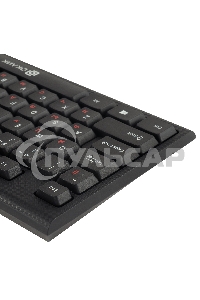 Комплект клавиатура + мышь Oklick 630M клав:черный мышь:черный USB