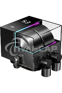Система охлаждения/ PCCooler DS360 BK (310W, 360мм, LED temp., Black, ARGB Pump/ Fans: 3x120мм, 86.73CFM, 28dBA, 2200RPM/ Pump height 67мм, 28dBA, 3200RPM, Rad thickness 27мм/ S: 1851, 1700, 1200, 20XX, 115X, AM5, AM4)