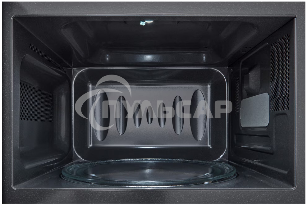 Микроволновая печь LG MH6032GAS черный, 20 л, 700 Вт, переключатели - сенсор