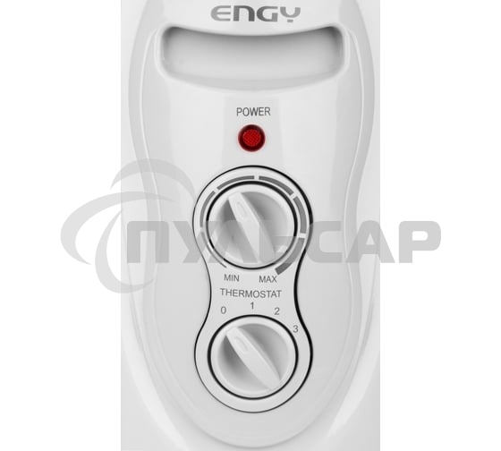 Обогреватель масляный Engy EN-1307F Classic (7 секций), белый, 2000 Вт, 25 м2, термостат