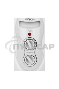 Обогреватель масляный Engy EN-1307F Classic (7 секций), белый, 2000 Вт, 25 м2, термостат