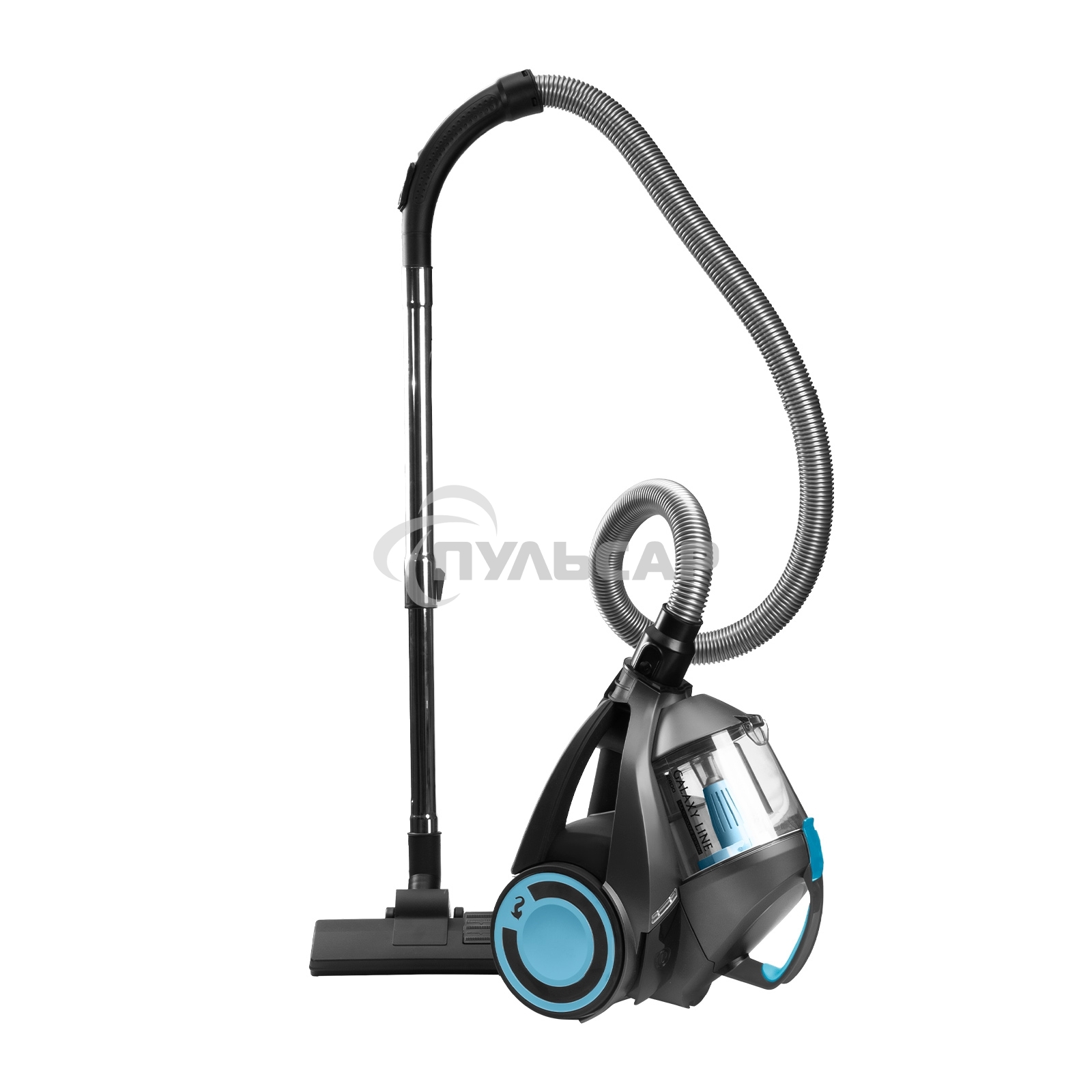 Пылесос Galaxy Line GL 6224 серый/голубой, 300/2400 Вт, уборка сухая, пылесборник контейнер, 2 л
