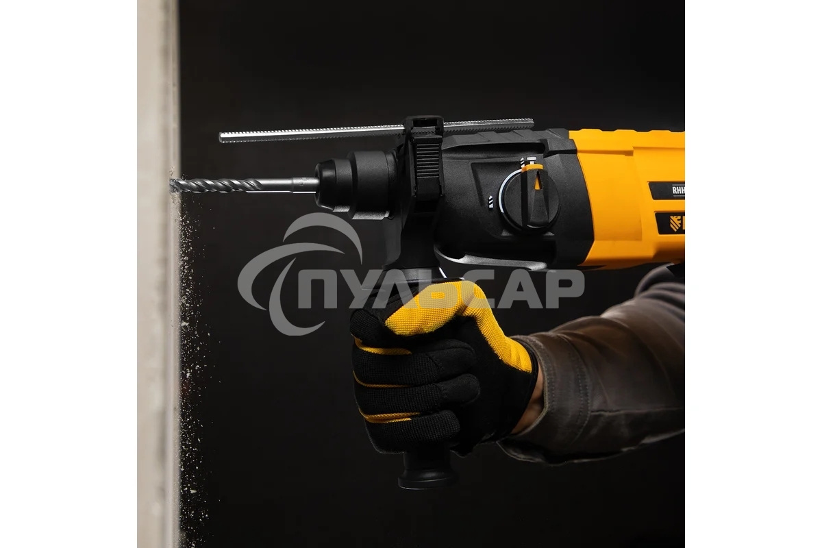 Перфоратор электрический RHH-600-22, SDS-plus, 600 Вт, 2,5 Дж, 2 реж. Denzel