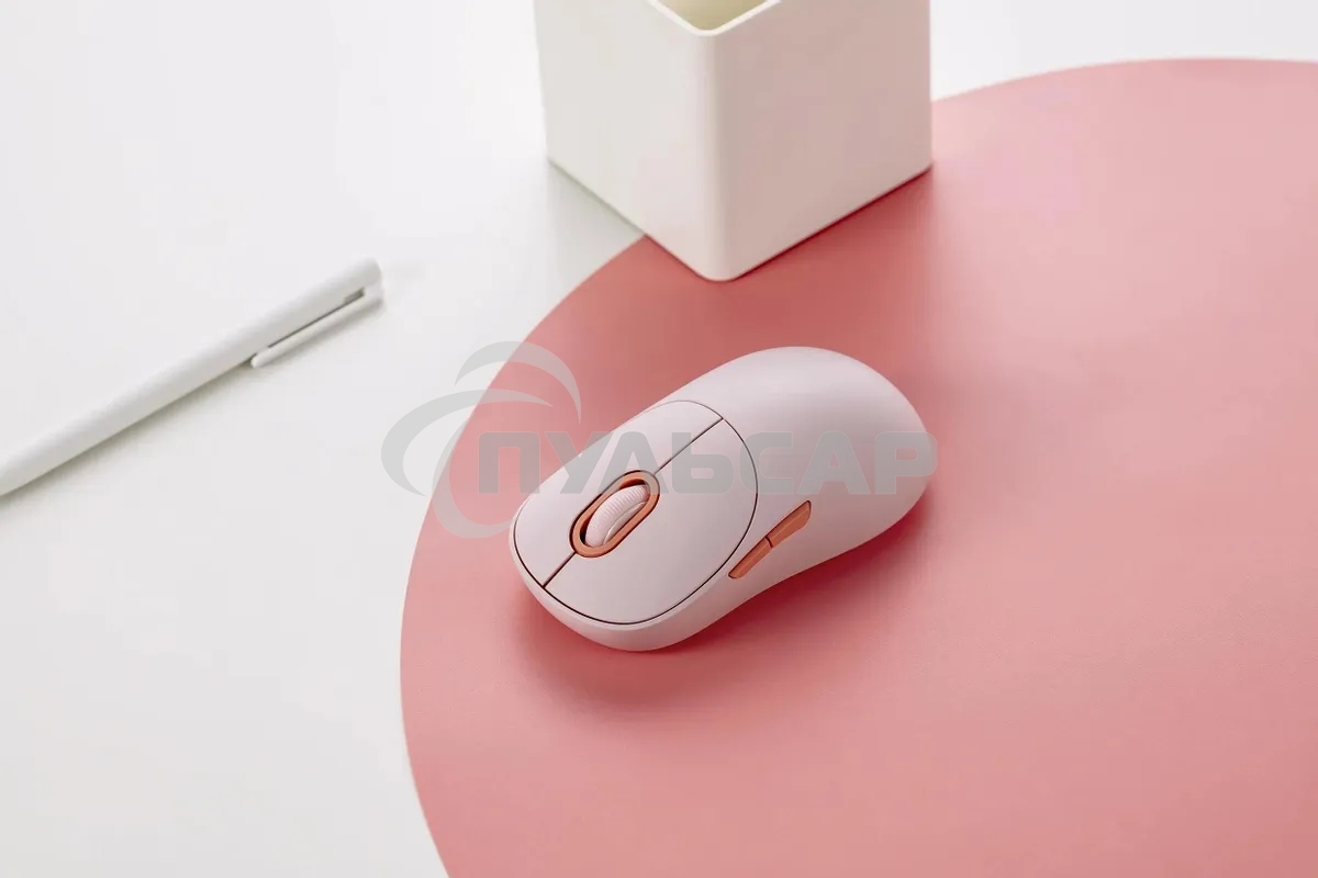 Мышь беспроводная Xiaomi BHR8911GL Wireless Mouse 3 розовый, 1200 dpi, USB/Bluetooth, кнопки - 4