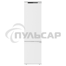 Встраиваемый холодильник Maunfeld MBF193SLFWGR Inverter белый двухкамерный 229/76 л морозилка снизу