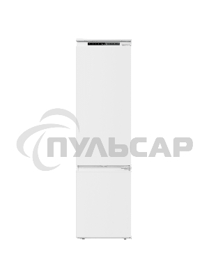 Встраиваемый холодильник Maunfeld MBF193SLFWGR Inverter белый двухкамерный 229/76 л морозилка снизу