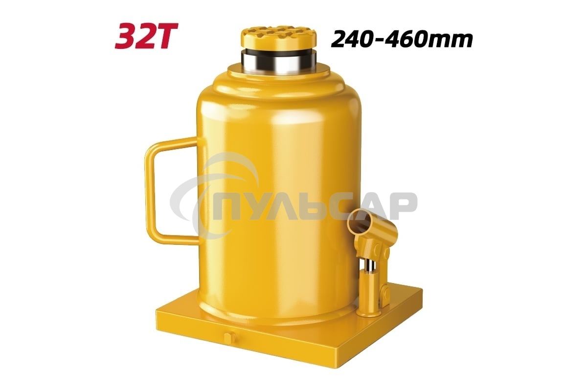 Домкрат бутылочный гидравлический Deli DQ71032 макс.грузоподъемность 32 т