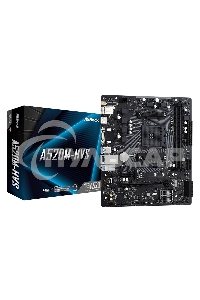 Материнская плата ASRock A520M-HVS, AM4, AMD A520, 2xDDR4, 4xSATA, 1xM.2, 1xPCIe 3.0 x16, 1xPCIe 3.0 x1, 1xHDMI, 1xVGA, 1x 1Gb LAN, 3x3.5 мм, 7.1, mATX