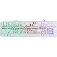 Клавиатура проводная Dialog Gan-Kata KGK-17U WHITE - игровая с RGb-подсветкой, USB, белая