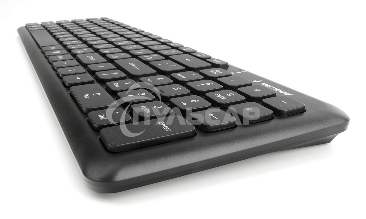 Комплект клавиатура+мышь беспроводные Gembird KBS-9200, 2.4ГГц