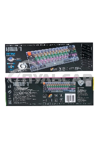 Клавиатура беспроводная Gembird KBW-7 Bluetooth, USB серая