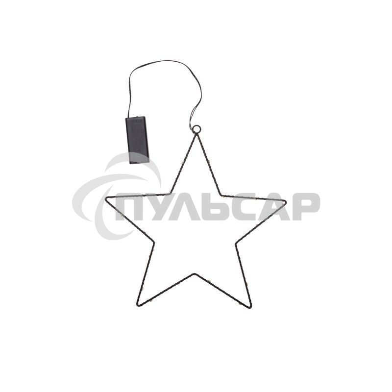 Светодиодная подвесная фигура Neon-night Звезда на металлическом каркасе, цвет теплый белый