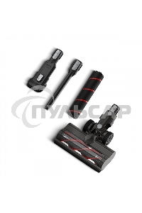 Беспроводной пылесос BQ VCA0104H серый, питание от аккумулятора, 130 Вт, уборка сухая, пылесборник 0.5 л, работа от АКБ max 45 мин.