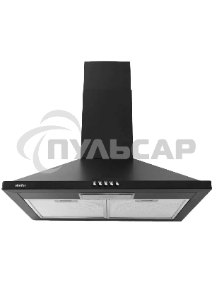 Вытяжка каминная Simfer 8563SM черный, 50 см, 550 м³/ч, 55 дБ