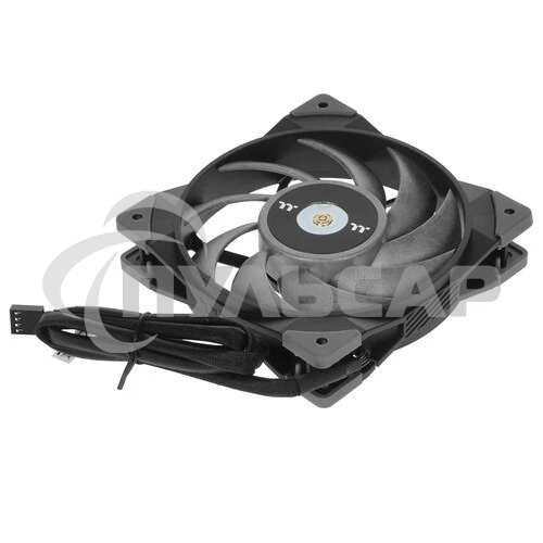 Вентилятор для корпуса Thermaltake TOUGHFAN 12 Turbo черный, 120 мм, 2500 об/мин, 28.1 дБ, 4 pin