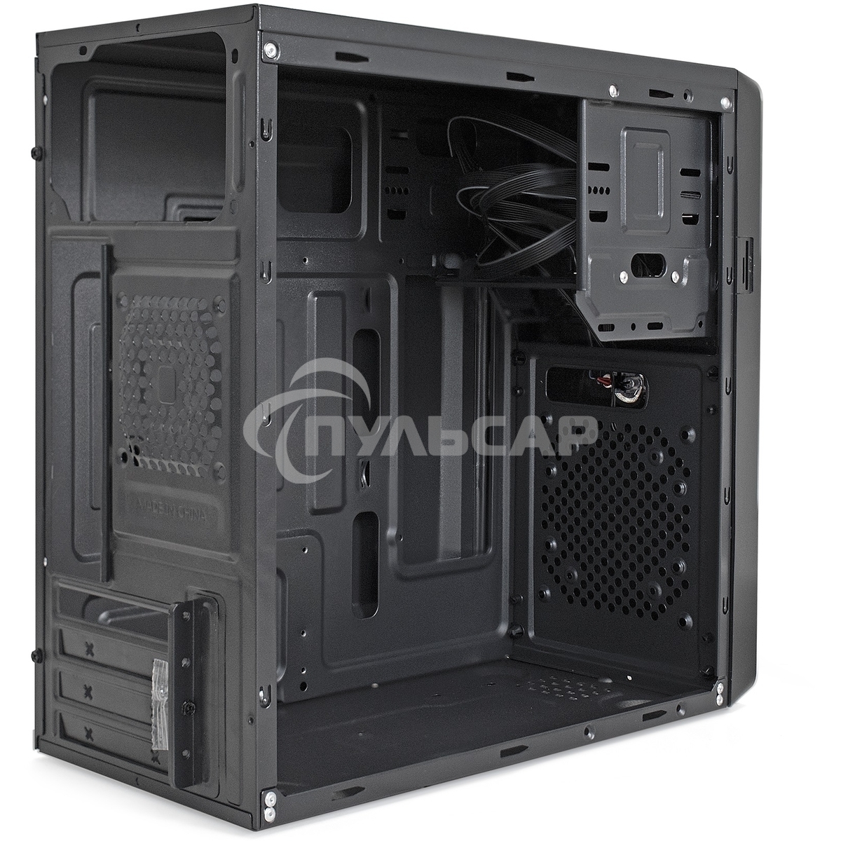 Компьютерный корпус Minitower ExeGate EX286412RUS BA-309 (mATX, без БП, 2*USB, HD аудио, черный)