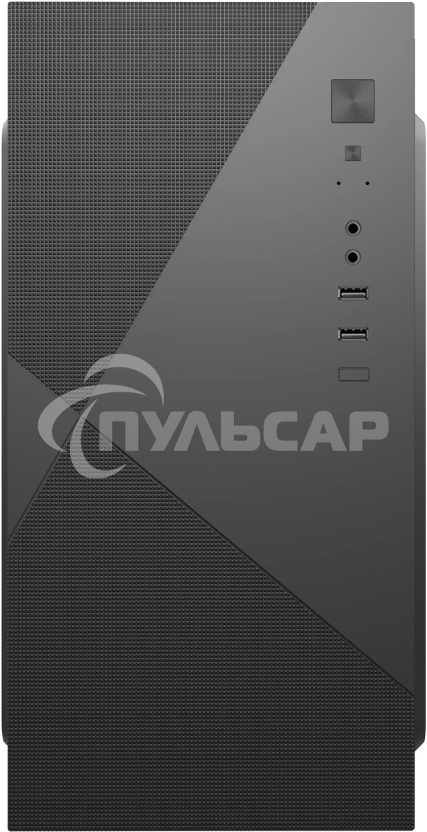 Компьютерный корпус с блоком питания 450Вт. Case Forza mATX, 450W, 2xUSB 2.0, Black, w/o FAN, 8 см fan PSU, power cord