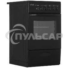 Плита электрическая Лысьва EF4011MK00 черный, конфорок 4 электрических, духовка 57 л, 50 см x 84 см x 60 см (без крышки)