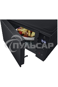 Микроволновая печь LG MH6032GAS черный, 20 л, 700 Вт, переключатели - сенсор