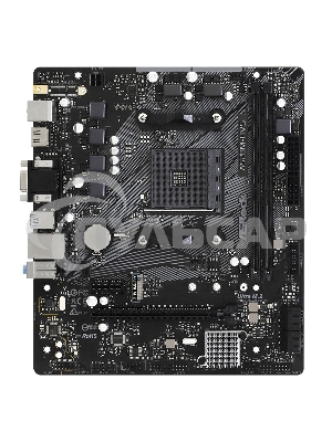 Материнская плата ASRock A520M-HVS, AM4, AMD A520, 2xDDR4, 4xSATA, 1xM.2, 1xPCIe 3.0 x16, 1xPCIe 3.0 x1, 1xHDMI, 1xVGA, 1x 1Gb LAN, 3x3.5 мм, 7.1, mATX